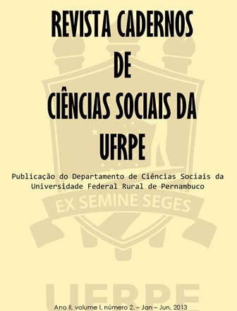 					View Vol. 1 No. 2 (2013): Revista Cadernos de Ciências Sociais da UFRPE
				